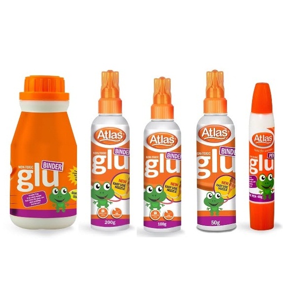 Atlas Binder Glue Bottle
