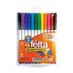 Atlas Colour Pen Felta (6 Colours | 12 Colours) - Image 3