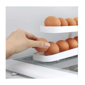 Automatic 2 Tier Egg Rolling Dispenser Rack Holder - Image 3