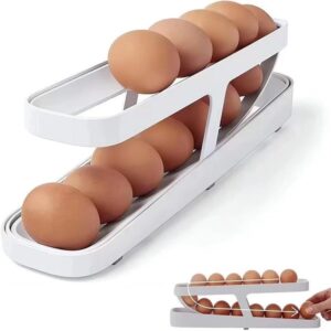Automatic 2 Tier Egg Rolling Dispenser Rack Holder - Image 5