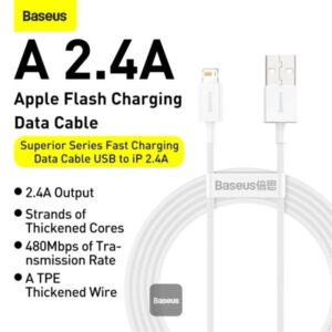 Baseus Superior Series Fast Charging Data Cable USB to Lightning 2.4A - 1 Meter - Image 10