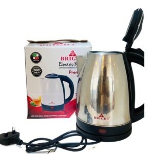Bright Stainless Steel Electric Jug Kettle-1.8L BR-180 - Image 3