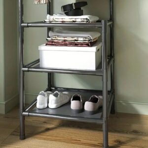 Corner Coat Rack With 2 Shelves - Image 10