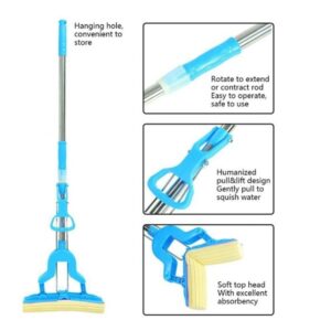 Foldable Squeeze Sponge Mop