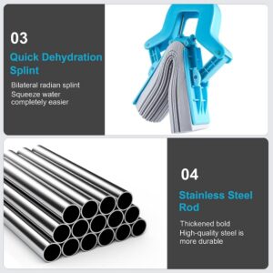 Foldable Squeeze Sponge Mop - Image 10