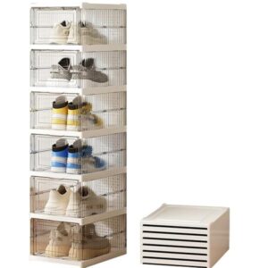 Folding 6 Cube Shoe Rack - Image 2