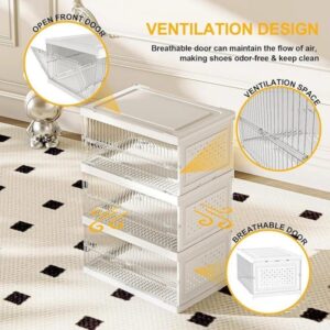 Folding 6 Cube Shoe Rack - Image 4