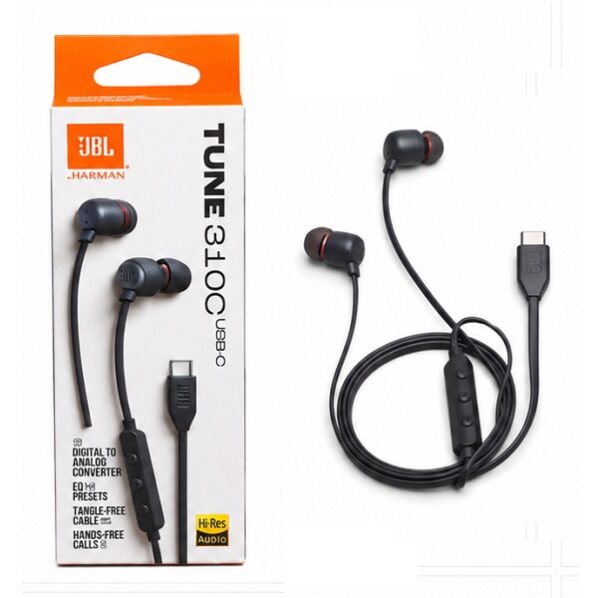 JBL Tune 310C USB-C Wired Earphones 1