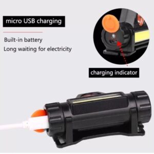 LED Head Torch Rechargeable XPE+COB Headlamp Head Torch IPX6 - Image 9