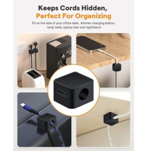 Magnetic Cable Clips Cord Organizer Holder Mobile Data Cable Storage (3 PCS) - Image 4