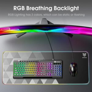 Onikuma G32 Wired RGB Backlit Gaming Keyboard - Image 6