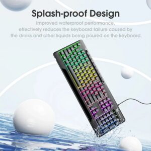 Onikuma G32 Wired RGB Backlit Gaming Keyboard - Image 9