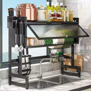 Over The Sink Dish Rack With Door 85cm - Image 1