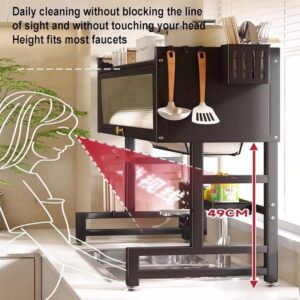 Over The Sink Dish Rack With Door 85cm - Image 13