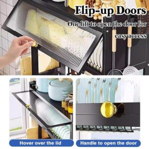 Over The Sink Dish Rack With Door 85cm - Image 3