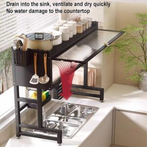 Over The Sink Dish Rack With Door 85cm - Image 9