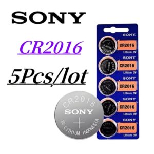 SONY CR2016 Button Cell Lithium Battery 3V (Pack of 5) - Image 2