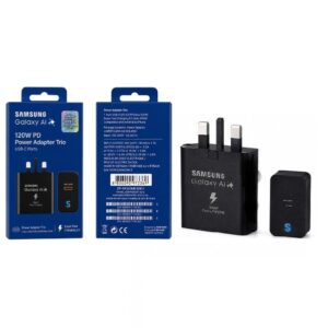Samsung 120W Super Fast Power Adapter Trio (Adapter + Cable) Type C