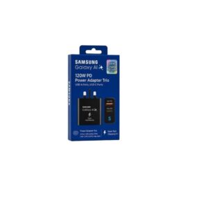 Samsung 120W Super Fast Power Adapter Trio (Adapter + Cable) USB A+USB C - Image 2