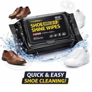 Shoe Shine Wipes 80pcs - Image 1