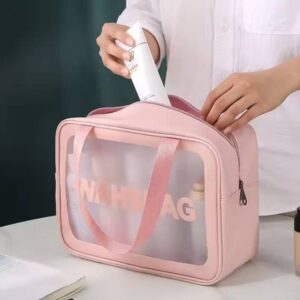 Waterproof Travel Washbag Set | 3-Piece Clear Toiletry Pouch - Image 5
