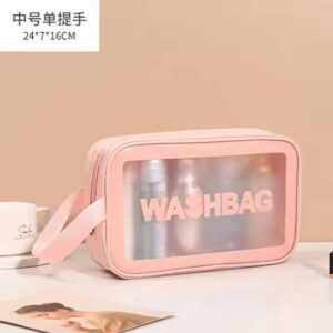 Waterproof Travel Washbag Set | 3-Piece Clear Toiletry Pouch - Image 6