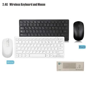 Wireless Mini Keyboard and Mouse Set