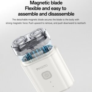 Yesido MG20 IPX5 Waterproof Mini Shaver with Digital Charging Indicator - Image 4