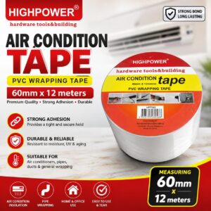 Highpower Air Condition PVC Wrapping Tape 60mm x 12 Meters