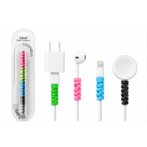 Universal Spiral Twist Silicone Cable Saver & Protector