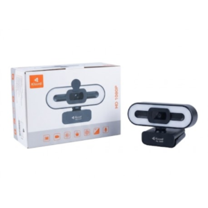 Kisonli 1080P Web Camera with LED Light Touch Control