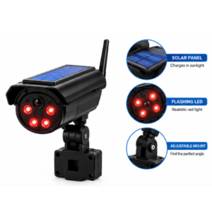 Solar Powered Dummy CCTV Camera (Model ZH-828) - Image 2