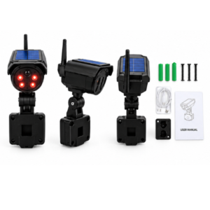 Solar Powered Dummy CCTV Camera (Model ZH-828) - Image 3