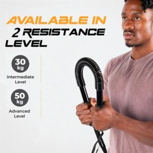 30Kg/ 66Lb Heavy Duty Power Twister Bar for Upper Body Arms Strength Training Spring Chest - Image 5