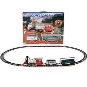Classic Train Set with Tracks 185 (13 Pcs) - Image 2