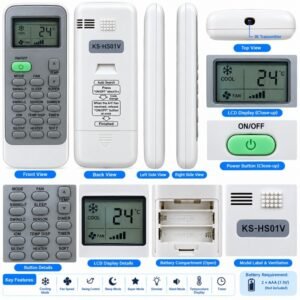 Hisense Universal (KS-HS01V) Air Conditioner AC Remote Control - Image 3