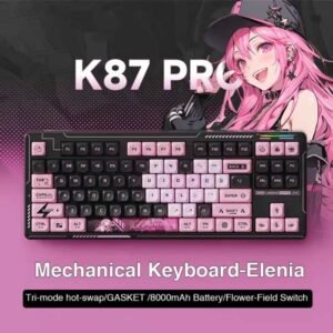 K87 Pro RGB Wireless & Bluetooth Rechargeable Keyboard - Image 4