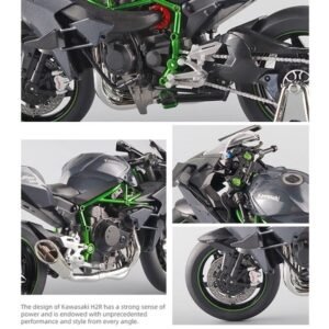 Kids Toy 1:9 Large Scale Motor Ninja H2R Alloy Diecast Motorcycle - Image 10