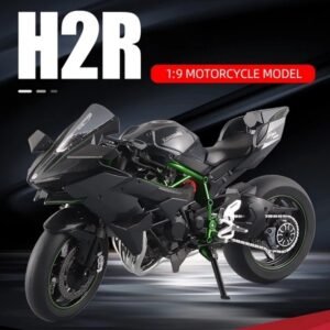 Kids Toy 1:9 Large Scale Motor Ninja H2R Alloy Diecast Motorcycle - Image 6