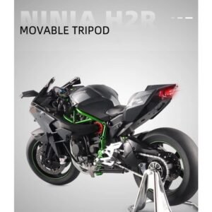 Kids Toy 1:9 Large Scale Motor Ninja H2R Alloy Diecast Motorcycle - Image 9