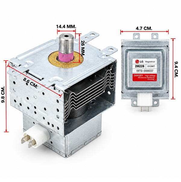LG Microwave Magnetron Head 2M246 1