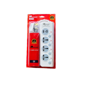 Maxwatt Heavy Duty Power Strip Extension Cord 3 Gang Way (2 USB 1 TYPE-C PORT) 5 Meter