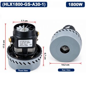 Premium Industrial Vacuum Cleaner Motor 1800W (HLX1800-GS-A30-1)