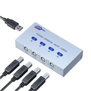 Printer 4 Port USB 2.0 Sharing Switch Auto - Image 8