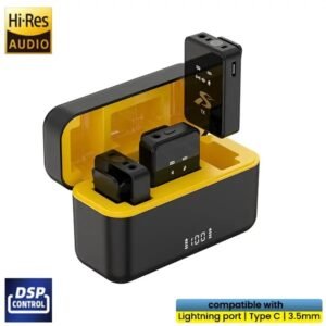SX12 Wireless Clip Microphone with Charging Case