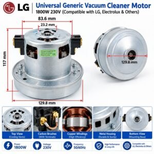 Universal 1800W Vacuum Cleaner Motor (LG, Samsung, Electrolux, Hitachi) - Image 2