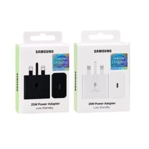 Samsung 25W Super Fast Charging Power Adapter (Low Standby) - White | Black - Image 1