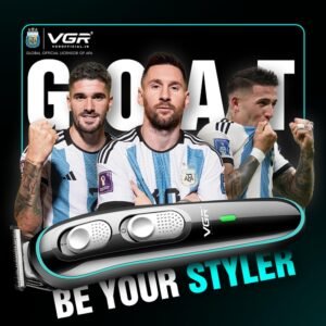 VGR V-055 Professional Electric Hair Clippers Kit Rechargeable Cordless with 4 Guide Combs - Image 17