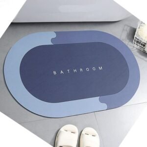 Water Absorbent Bathroom Mat Non Slip Entrance Door Mat Carpet